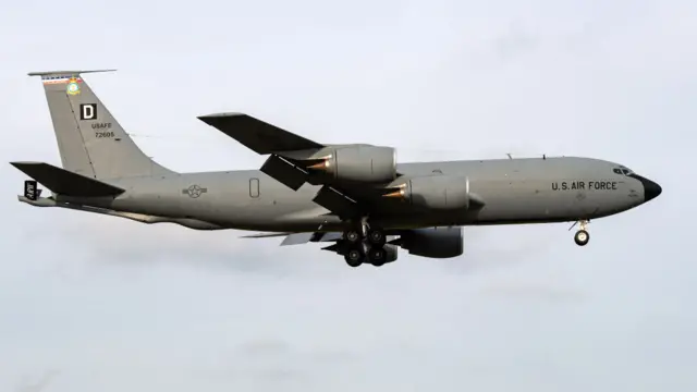 A KC-135 tanker