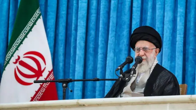 Iranian Supreme Leader Ayatollah Ali Khamenei speaking in Tehran earlier this month.