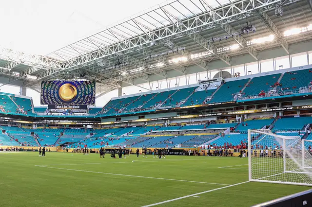 General view of Hard Rock Stadium