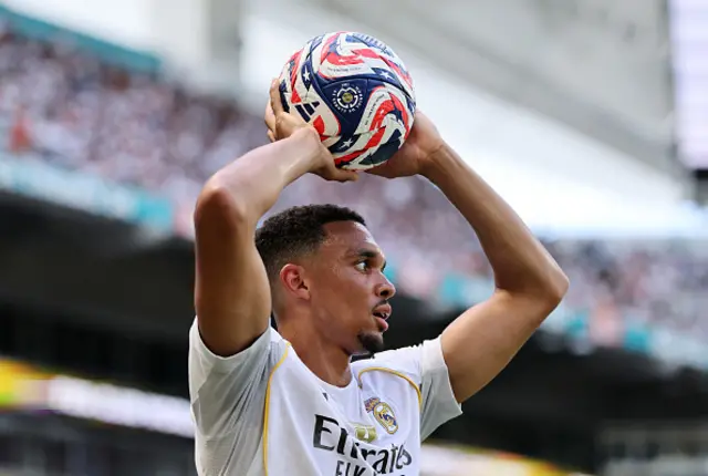 Trent Alexander-Arnold of Real Madrid C.F. looks on
