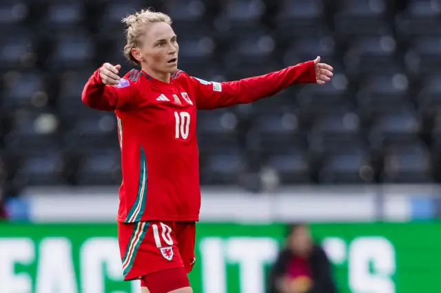 Jess Fishlock celebrates