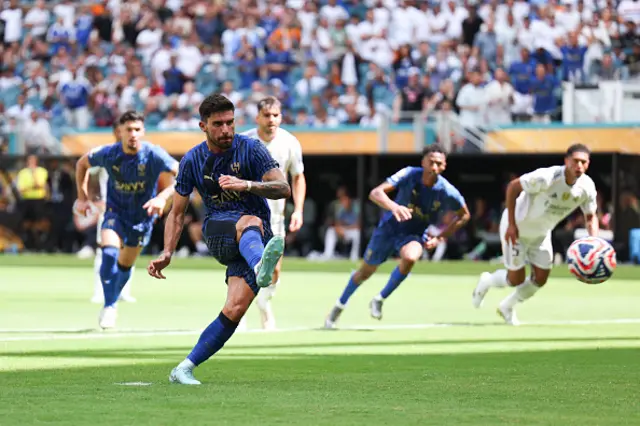 Ruben Neves of Al Hilal scores
