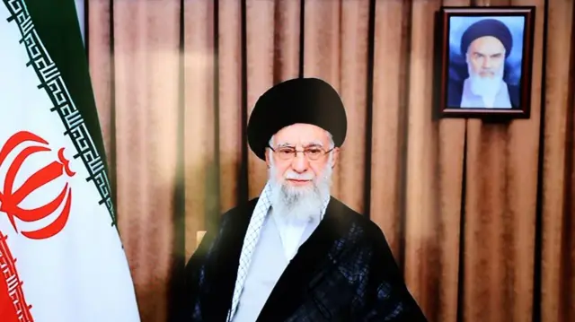Iranian state television (IRIB) broadcast a message from Iran's Supreme Leader Ayatollah Ali Khamenei to the nation, in Tehran, Iran