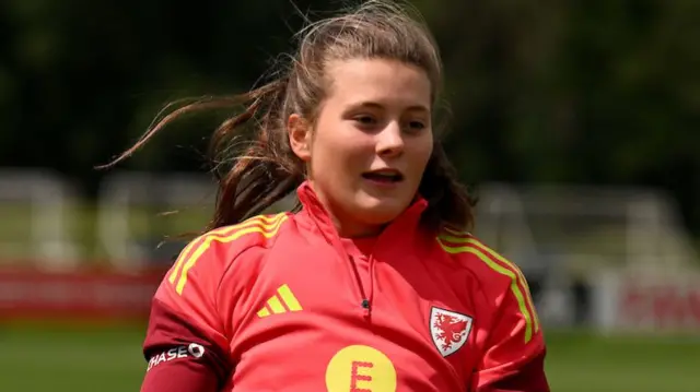 Tianna Teisar in training