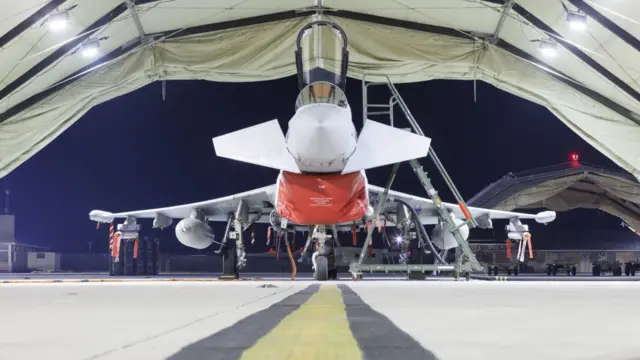 A warplane at RAF Akrotiri, Cyprus. File photo