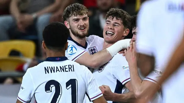England goal