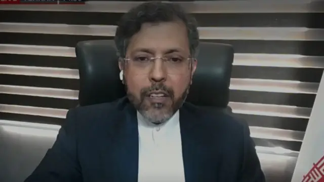 Iran’s deputy foreign minister Saeed Khatibzadeh
