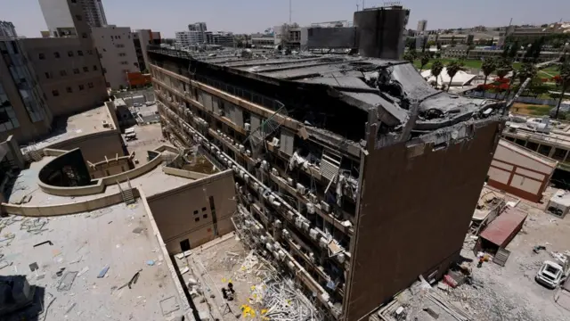 A general view of Soroka Medical Center