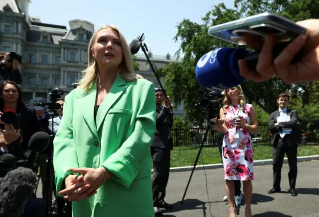 Karoline Leavitt at the WH