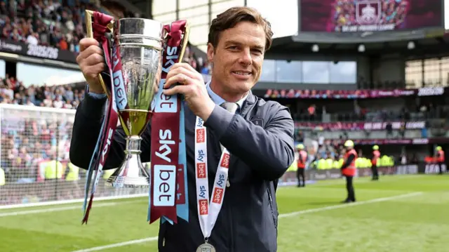 Scott Parker, Manager of Burnley, poses for a photo