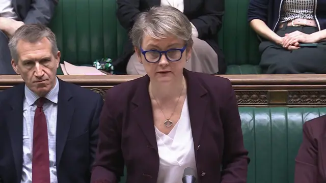 Yvette Cooper in the House of Commons