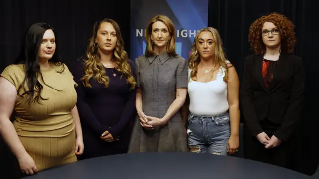 The four women who have spoken to Newsnight