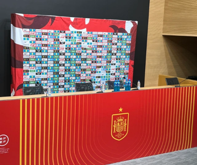 RCDE Stadium press conference room