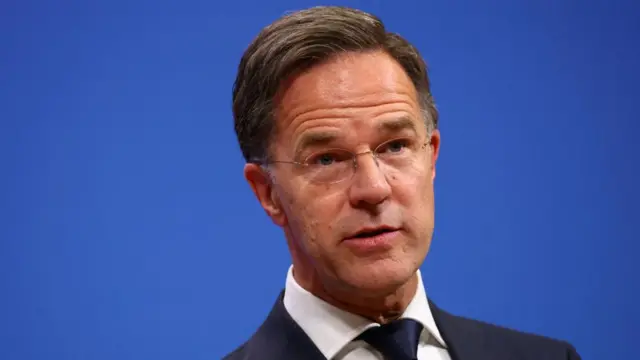 A file photo of Nato secretary general, Mark Rutte: