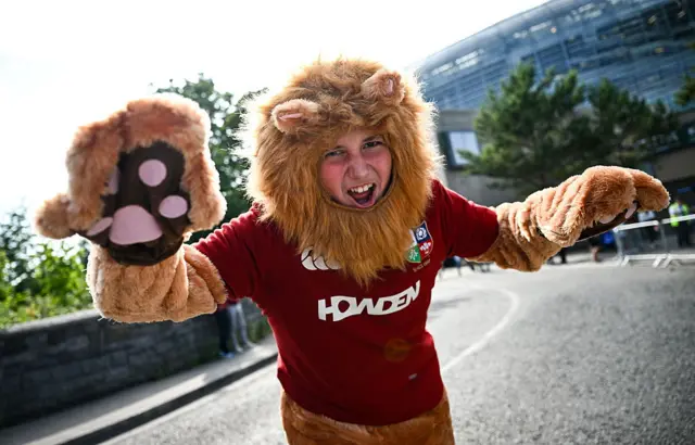 A British and Irish Lions supporters