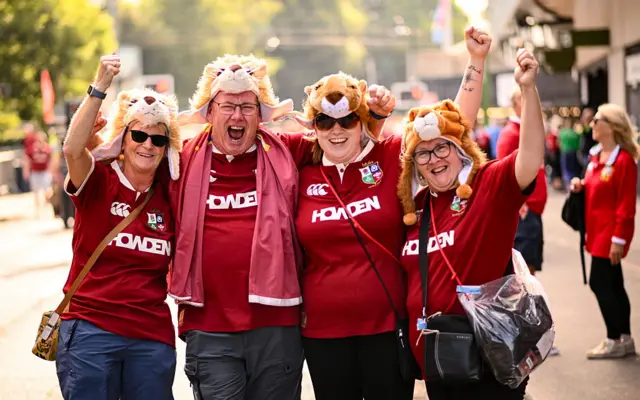 Lions fans