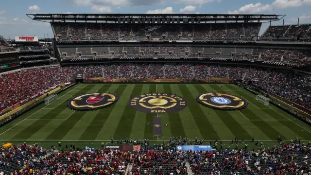 Stadium before kick off