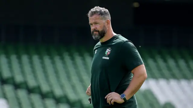 British and Irish Lions coach Andy Farrell