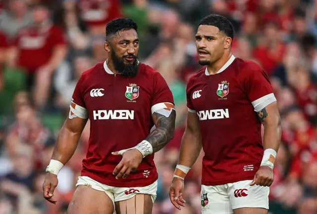 Bundee Aki and Sione Tuipulotu
