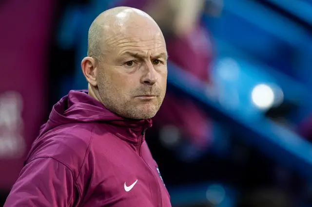 Lee Carsley looking on