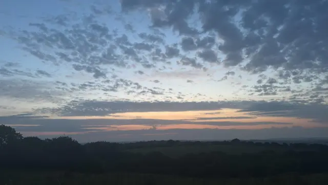 A view across fields in Devon