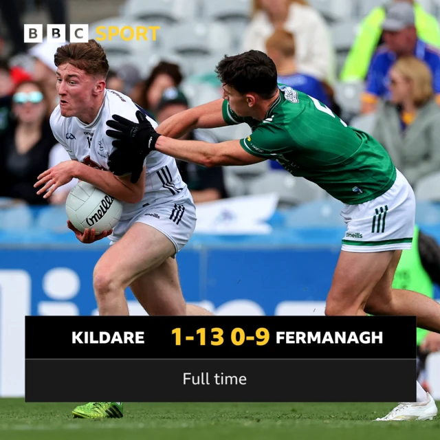 FT: Kildare 1-13 Fermanagh 0-9