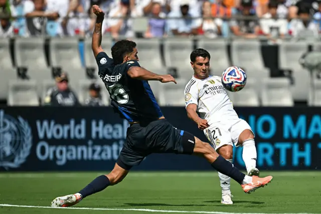 Brahim Diaz in action for Real Madrid