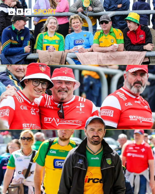 Fans soaking up the atmosphere in Ballybofey