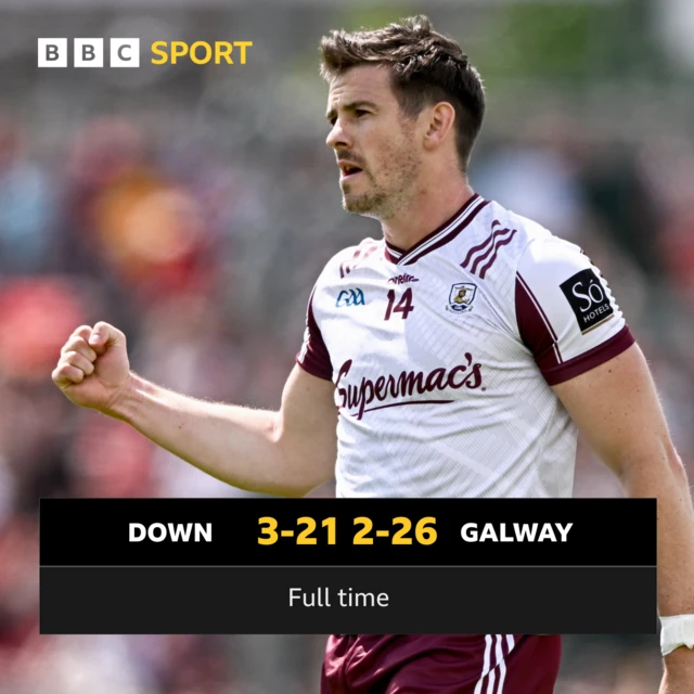 FT: Down 3-21 Galway 2-26