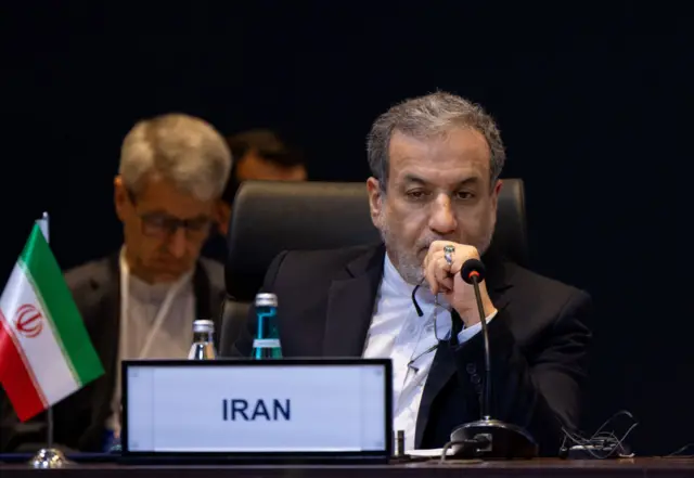 Iranian foreign minister Seyed Abbas Araghchi in Istanbul, Turkiye on 18 October 2024.