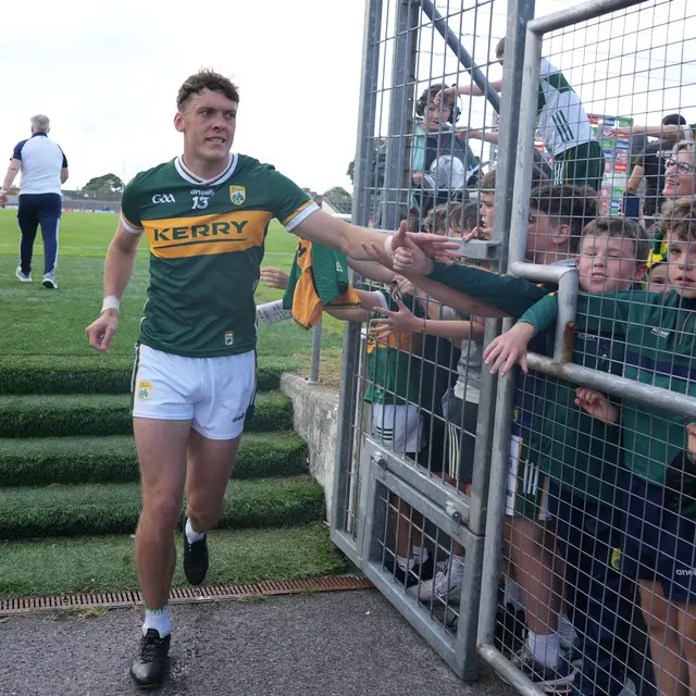 David Clifford with Kerry fans