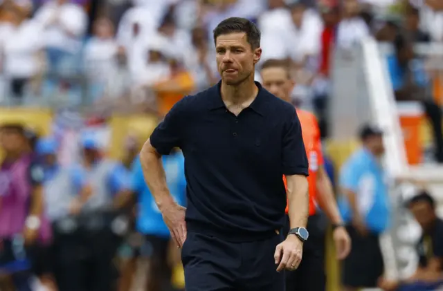 Xabi Alonso during the game between Real Madrid and Pachuca