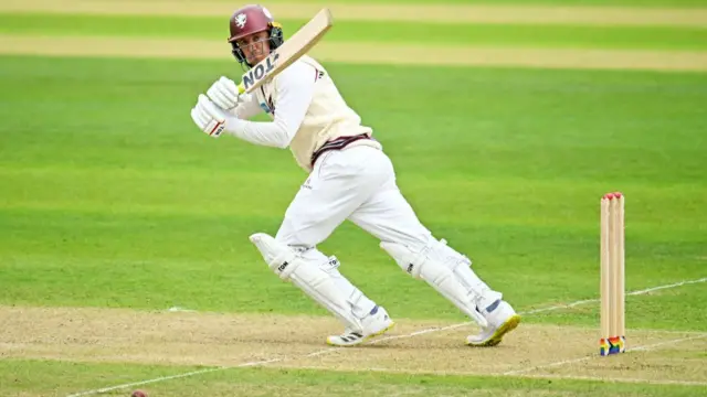 Tom Kohler-Cadmore batting for Somerset