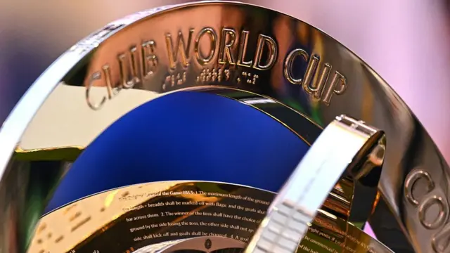 The trophy during opening cerimony of the FIFA Club World Cup 2025