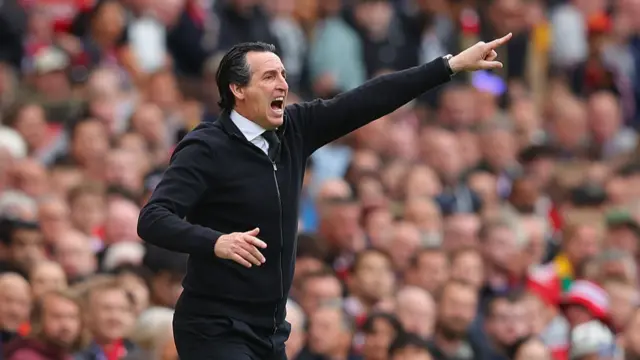 Unai Emery, manager of Aston Villa