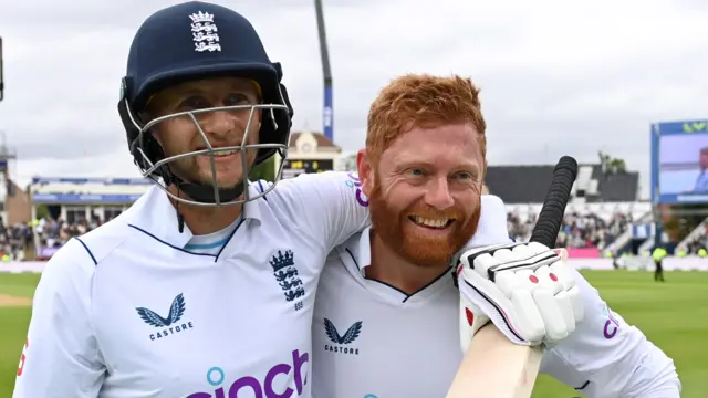 Joe Root and Jonny Bairstow