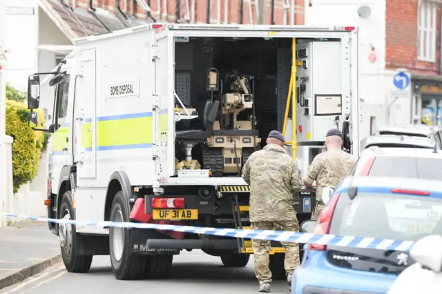 An army bomb squad.