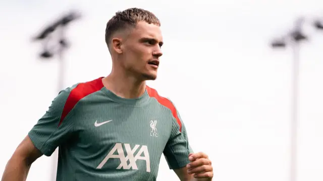 Florian Wirtz is unveiled as a Liverpool player