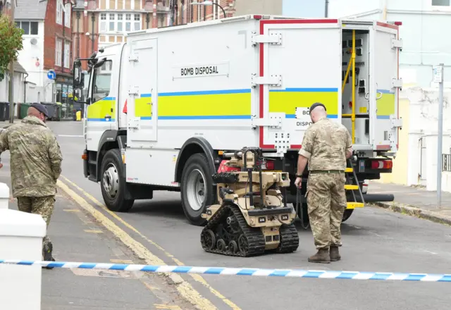 An army bomb squad.