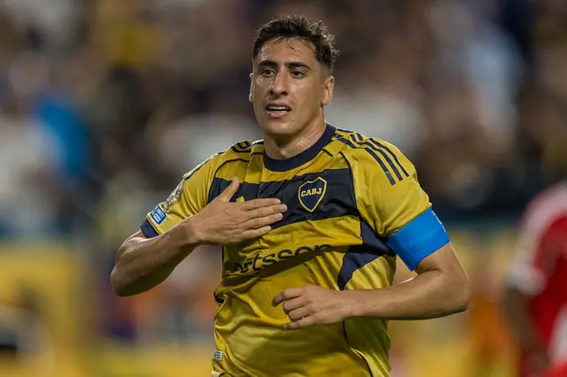 Boca Juniors' Miguel Merentiel