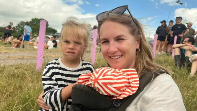 Ella and her daughter Angus