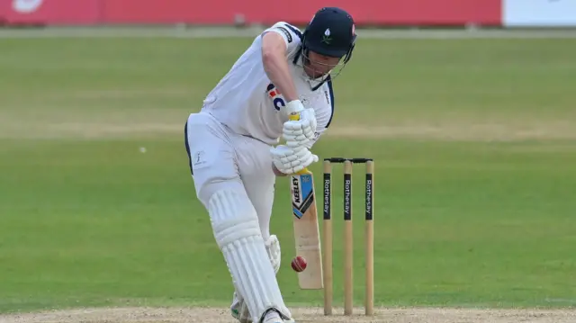 Finlay Bean batting