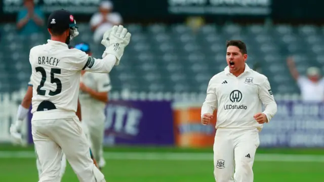 Graeme van Buuren celebrates