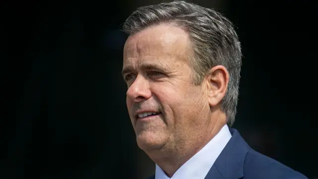 Ratcliffe speaking to reporters in April