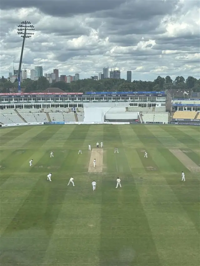 The latest field at Edgbaston for Matt Henry