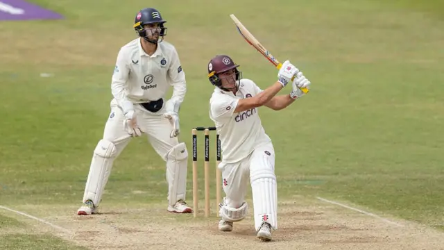 James Sales batting