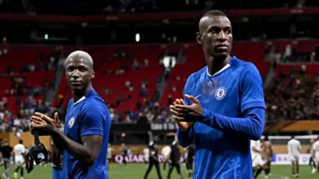 Moises Caicedo and Nicolas Jackson of Chelsea