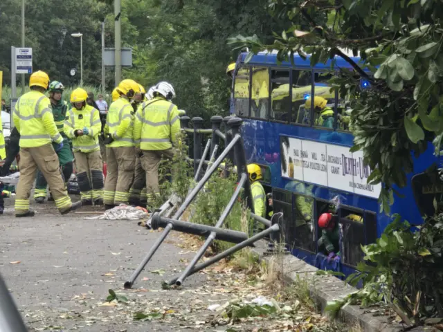 Crash scene
