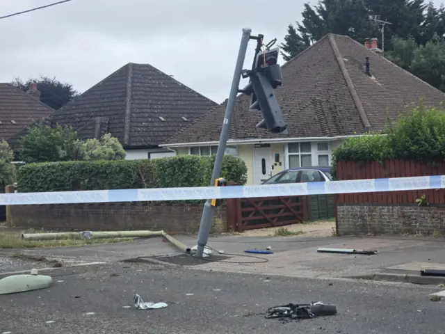 Crash scene