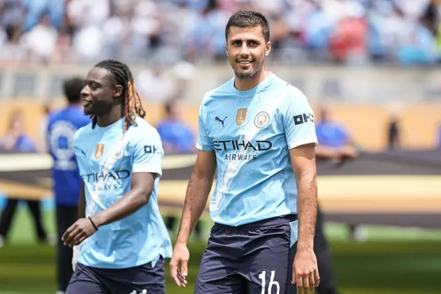 Rodri and Jeremy Doku
